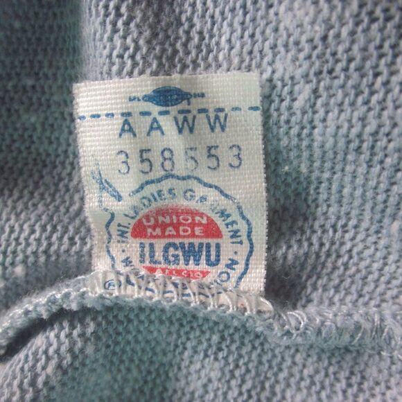 Vintage 1970's Pullover Tank Dress Fits Size XS /S  Trolley Car Union Made USA - Picture 5 of 10